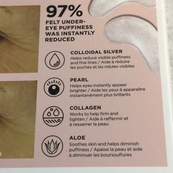 NWT BeautyBio Bright Eyes - 3 pair set eye gels - Picture 5 of 7